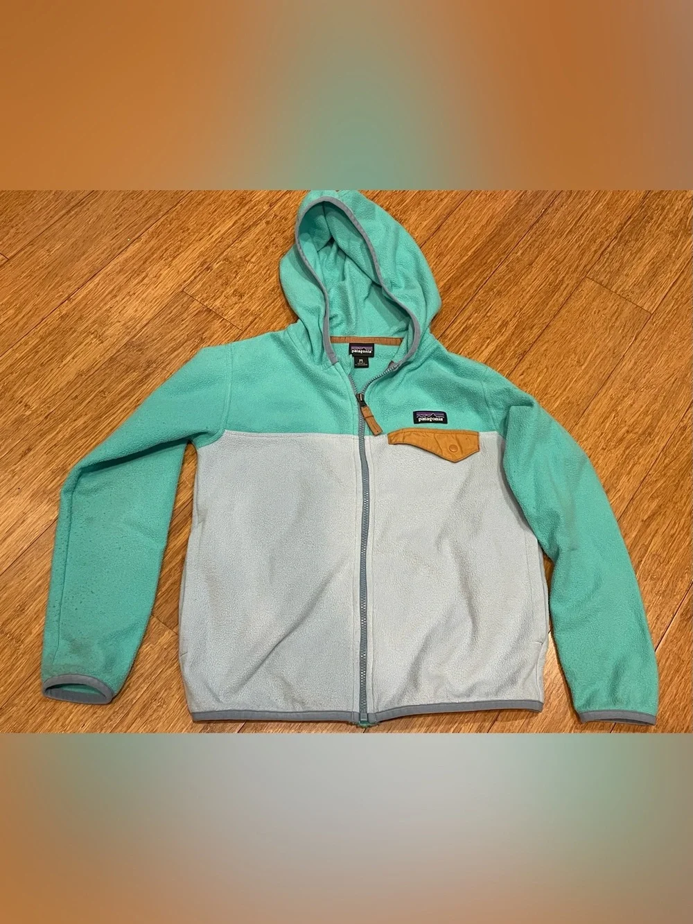 Patagonia Kids' Micro D Snap-T Jacket - steam blue